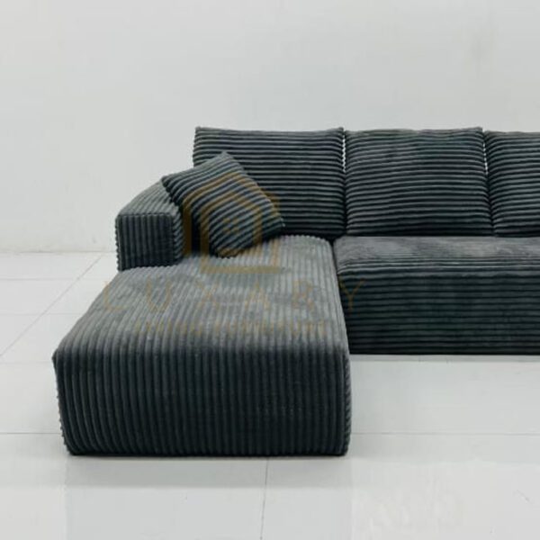 Velvet Luxe L-Shape Sofa